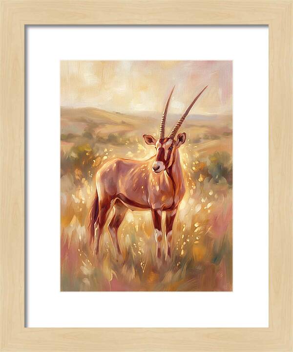 Gemsbok In Light
