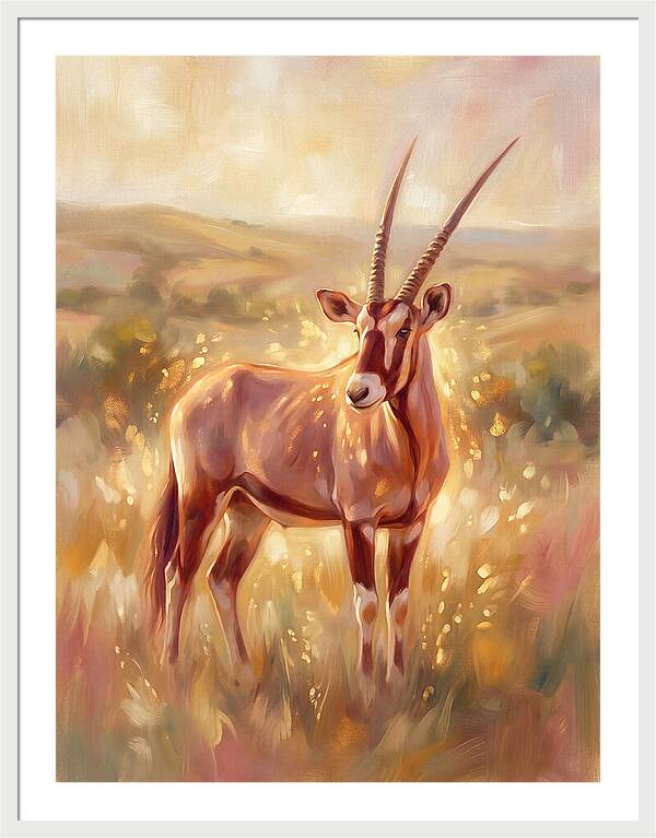 Gemsbok In Light