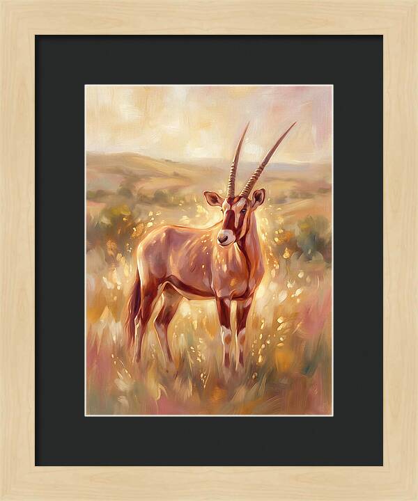 Gemsbok In Light