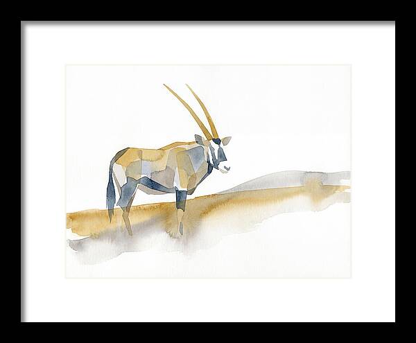 Gemsbok In Minimalist Style