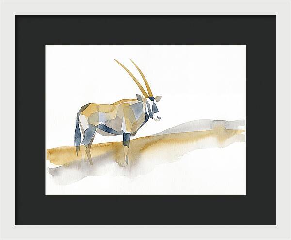 Gemsbok In Minimalist Style
