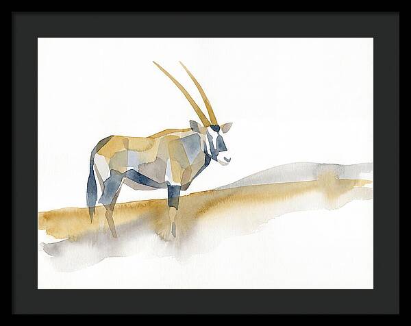 Gemsbok In Minimalist Style