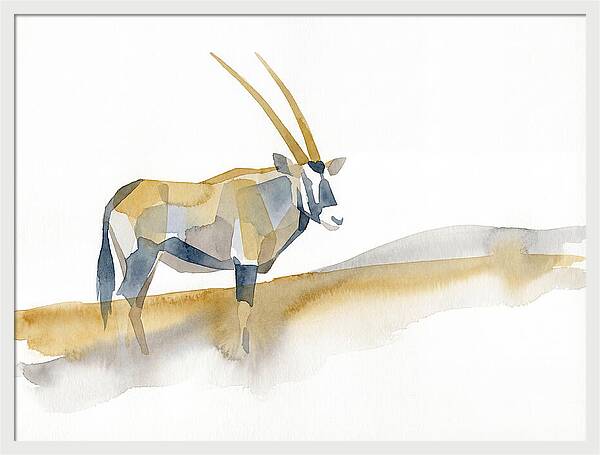 Gemsbok In Minimalist Style