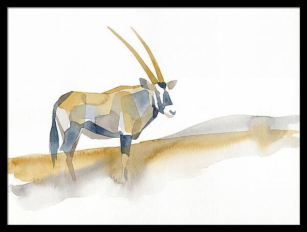 Gemsbok In Minimalist Style