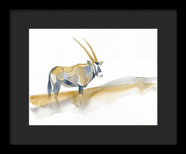 Gemsbok In Minimalist Style