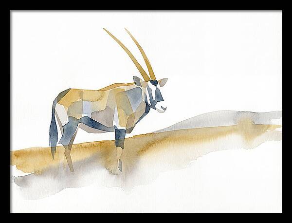 Gemsbok In Minimalist Style