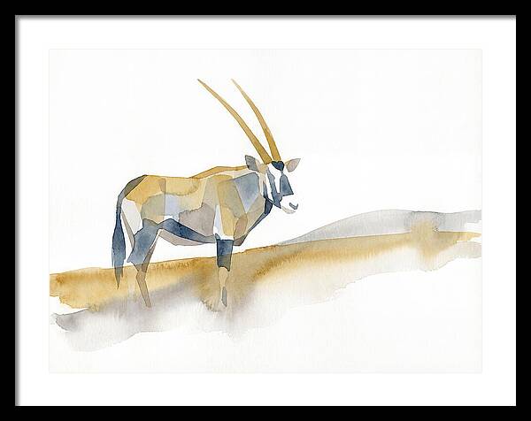 Gemsbok In Minimalist Style
