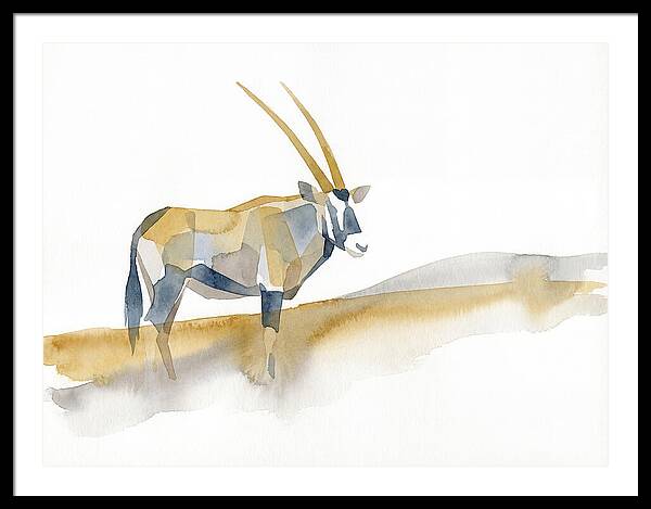 Gemsbok In Minimalist Style