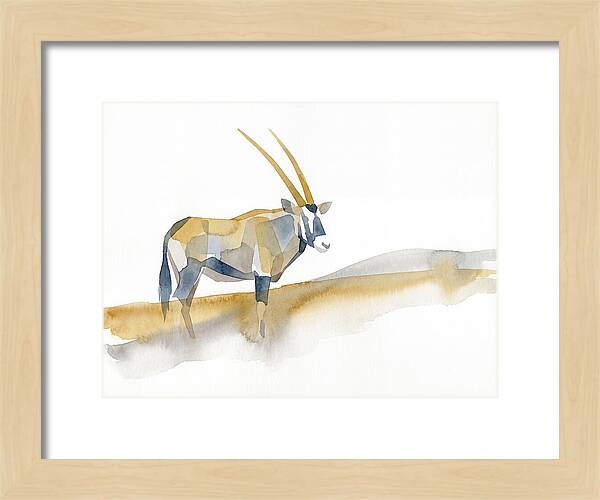 Gemsbok In Minimalist Style