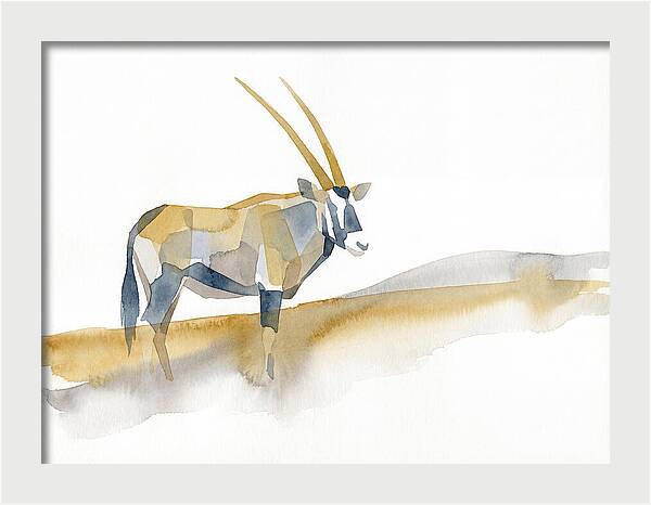 Gemsbok In Minimalist Style