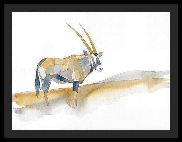 Gemsbok In Minimalist Style