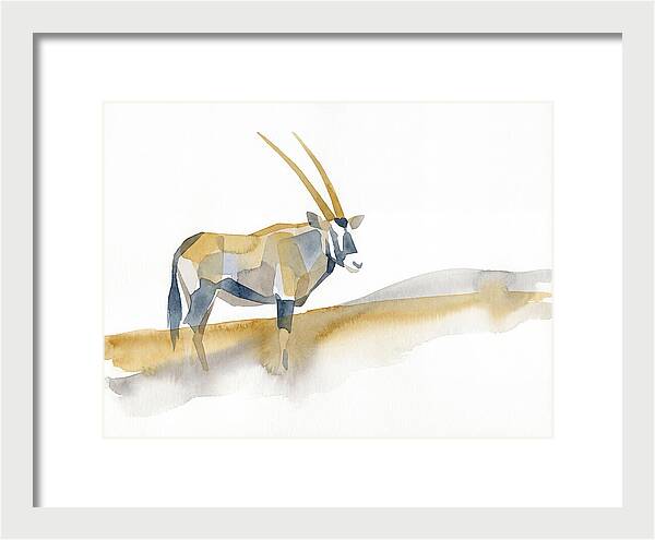 Gemsbok In Minimalist Style