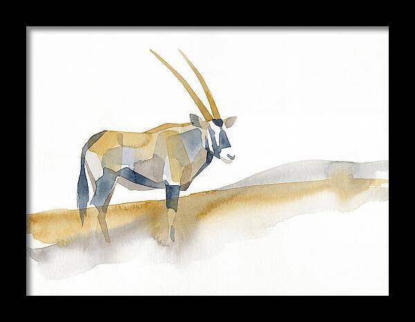 Gemsbok In Minimalist Style