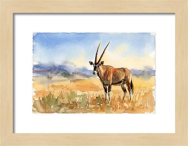 Gemsbok In Serene Landscape