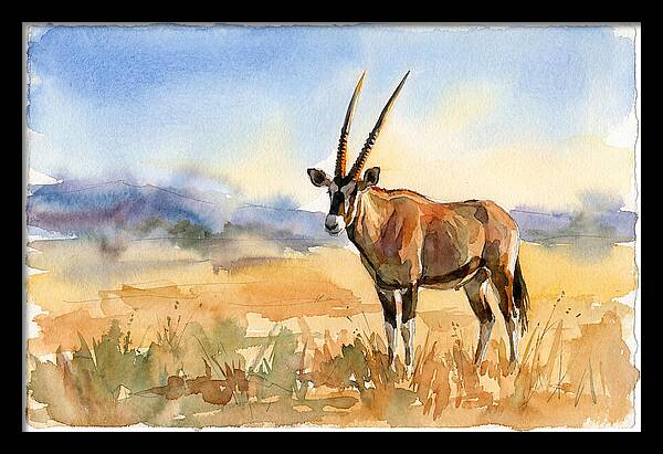 Gemsbok In Serene Landscape
