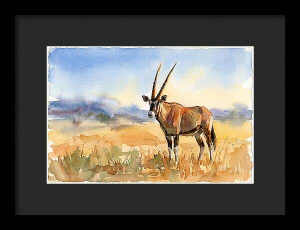 Gemsbok In Serene Landscape