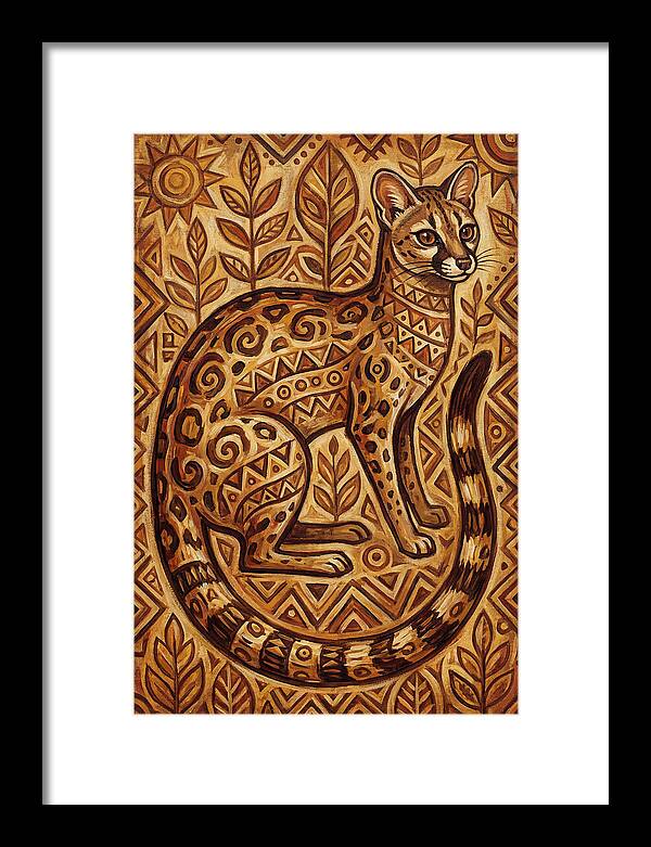 Genet In Folk Art Style