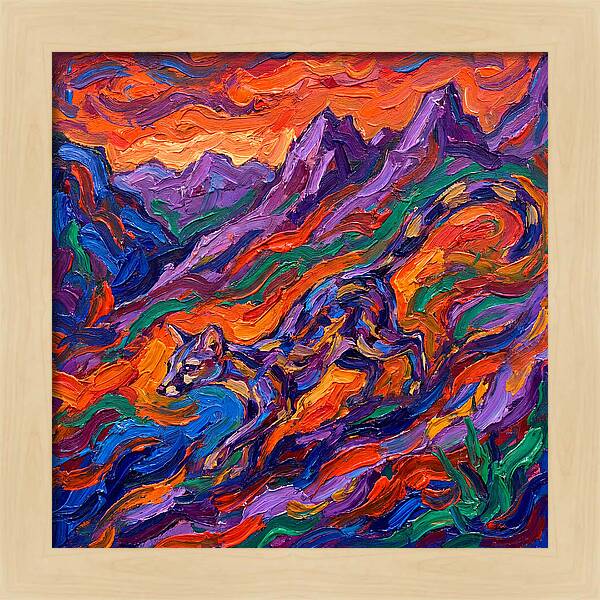 Genet In Vibrant Landscape