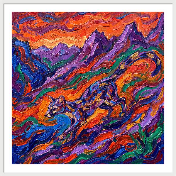 Genet In Vibrant Landscape