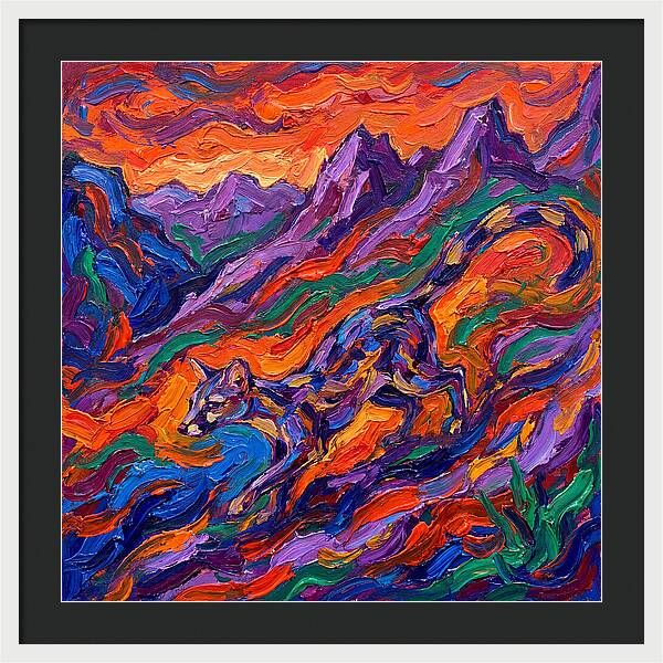 Genet In Vibrant Landscape