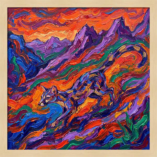 Genet In Vibrant Landscape