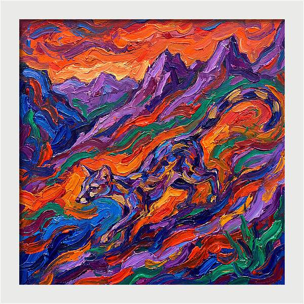 Genet In Vibrant Landscape