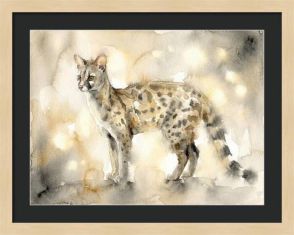 Genet In Watercolor Elegance
