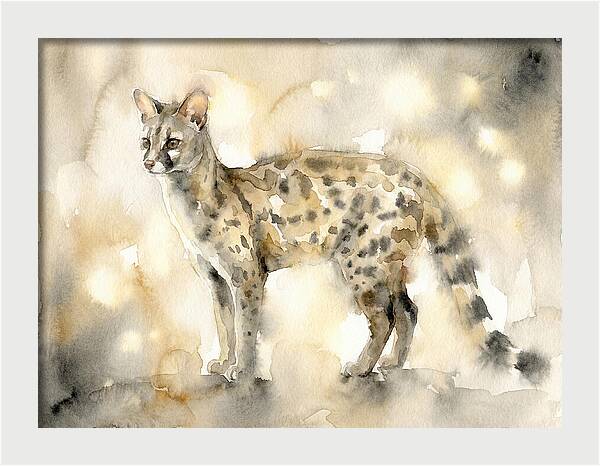 Genet In Watercolor Elegance