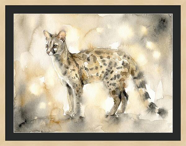 Genet In Watercolor Elegance