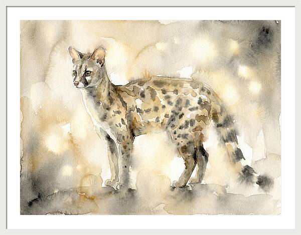 Genet In Watercolor Elegance