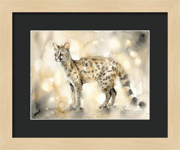 Genet In Watercolor Elegance