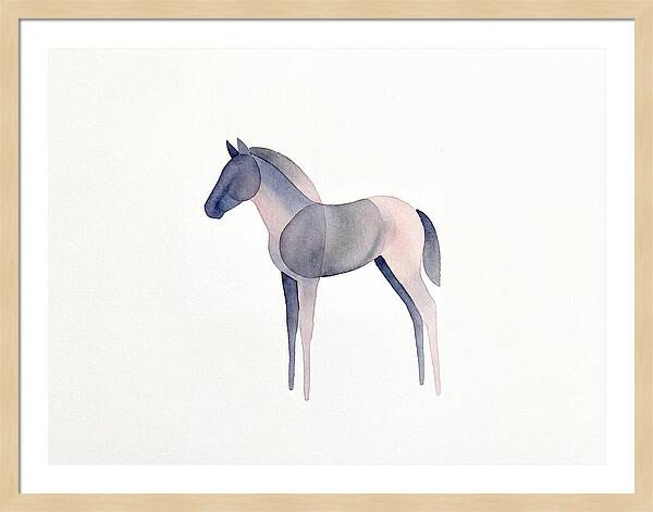 Gentle Foal Silhouette