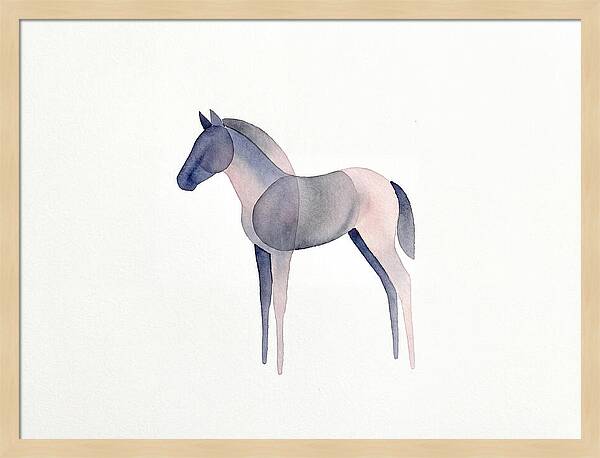Gentle Foal Silhouette