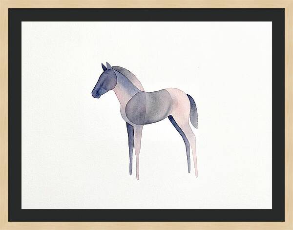 Gentle Foal Silhouette