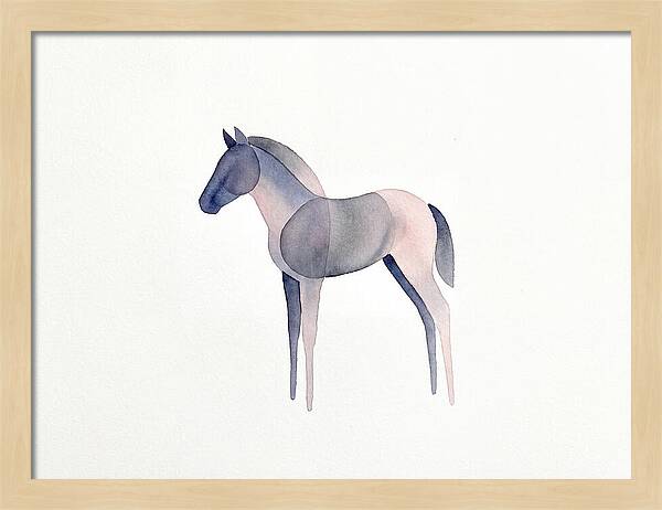 Gentle Foal Silhouette