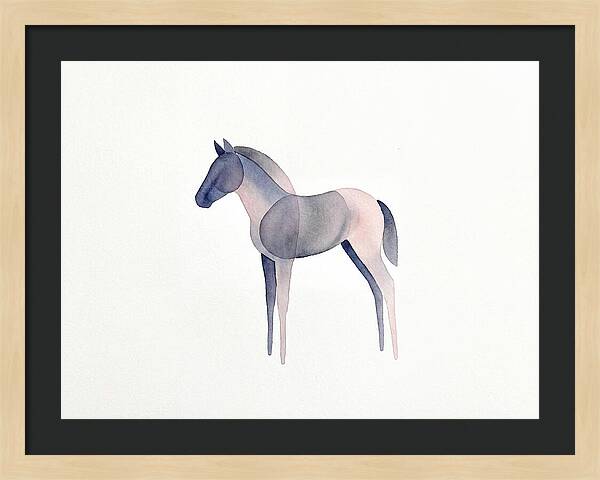 Gentle Foal Silhouette