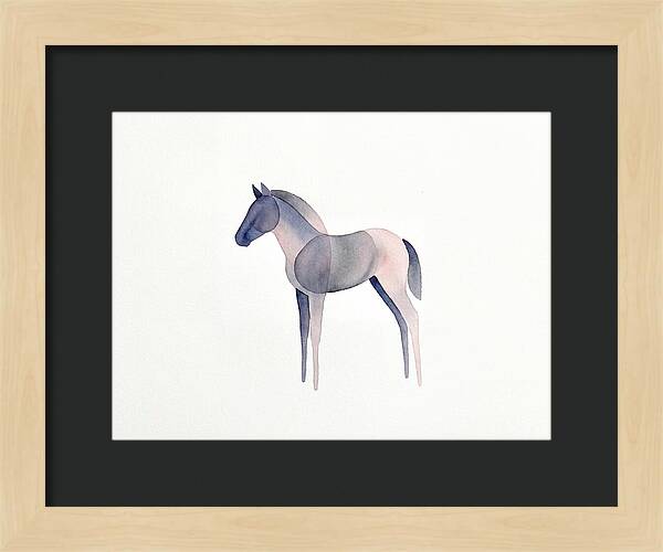 Gentle Foal Silhouette