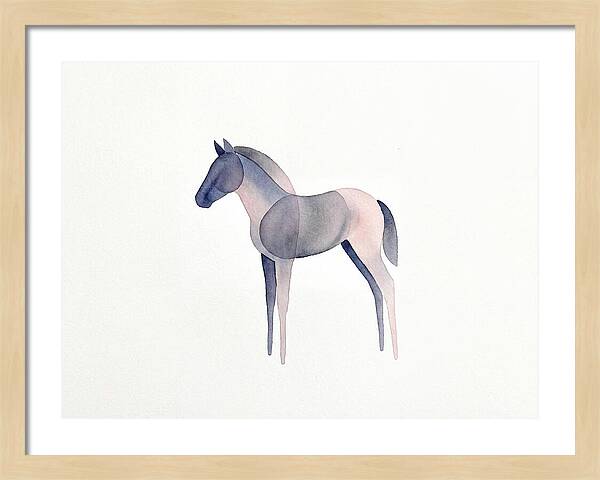 Gentle Foal Silhouette