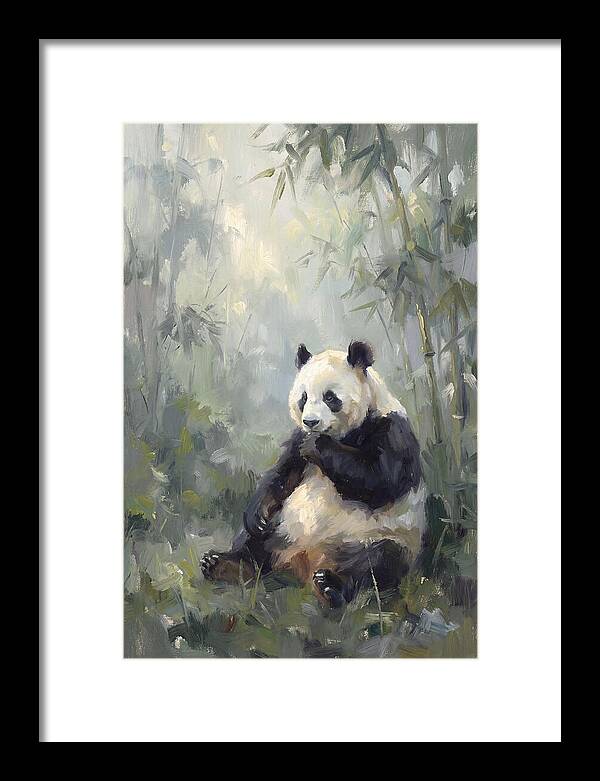 Gentle Giant Among Bamboo
