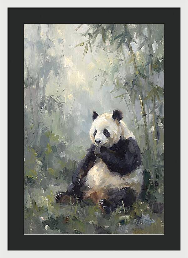 Gentle Giant Among Bamboo