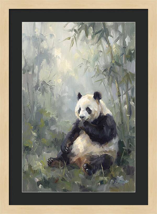 Gentle Giant Among Bamboo