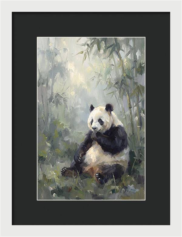 Gentle Giant Among Bamboo