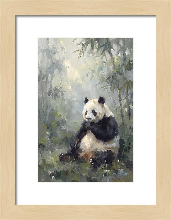 Gentle Giant Among Bamboo