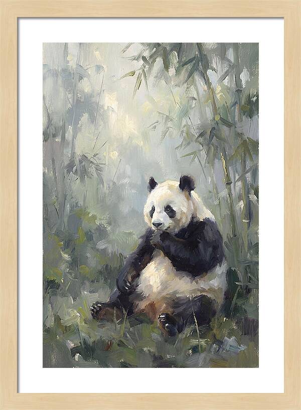 Gentle Giant Among Bamboo