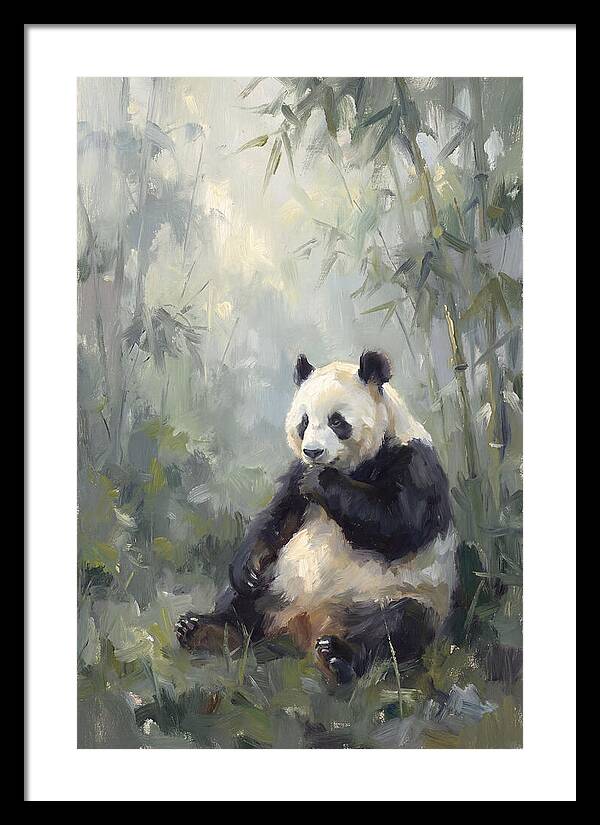 Gentle Giant Among Bamboo