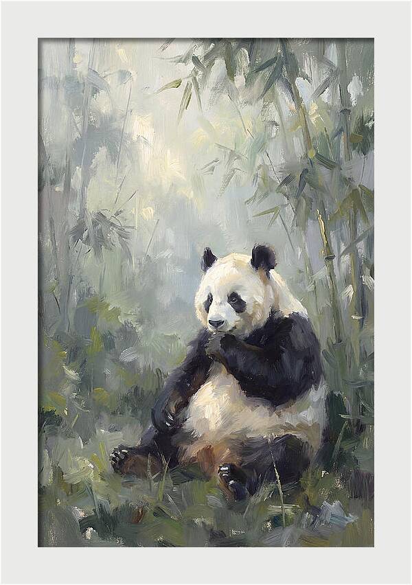 Gentle Giant Among Bamboo