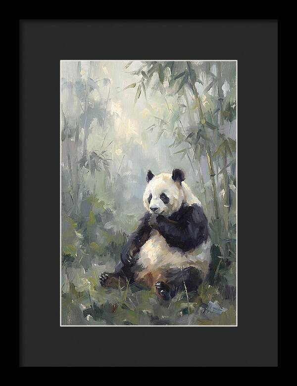 Gentle Giant Among Bamboo