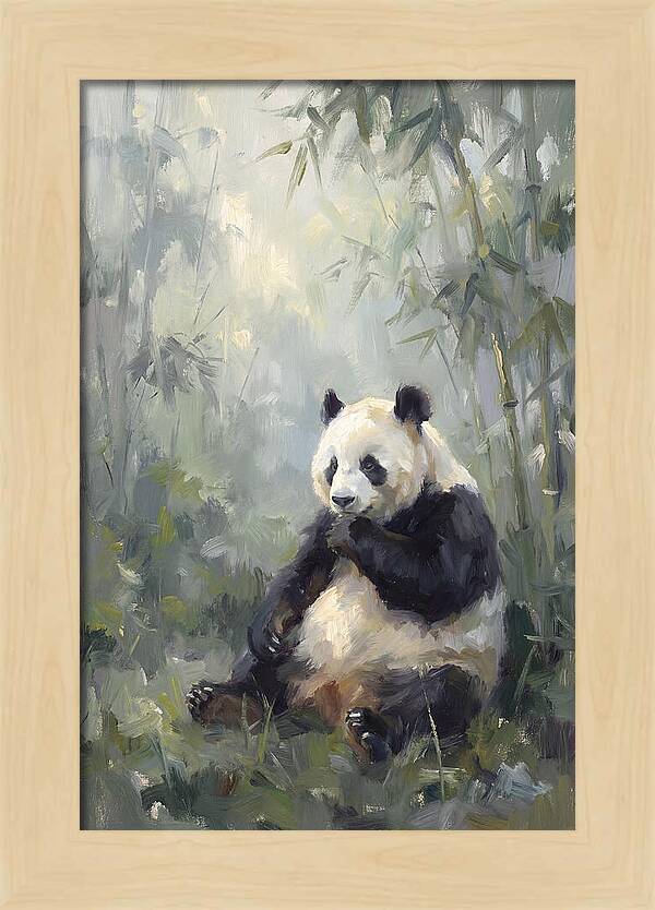 Gentle Giant Among Bamboo