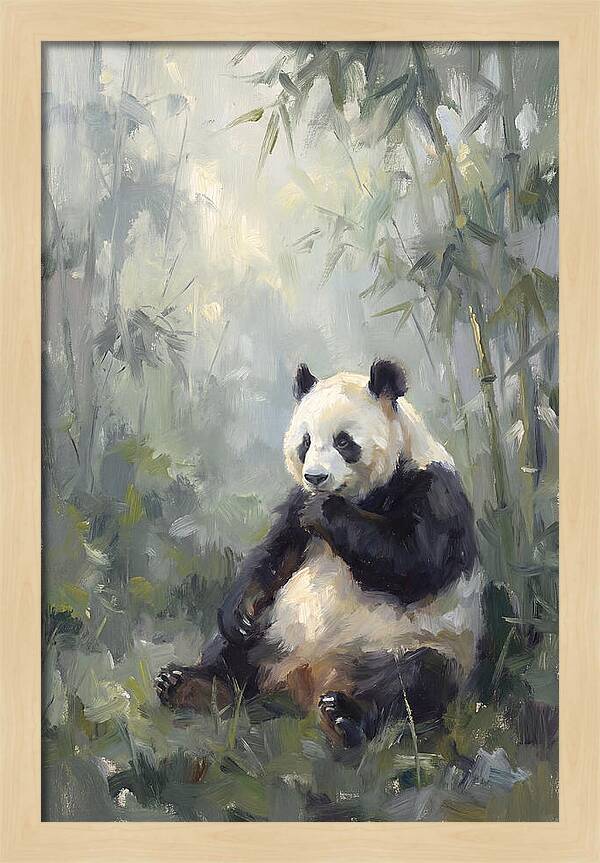 Gentle Giant Among Bamboo