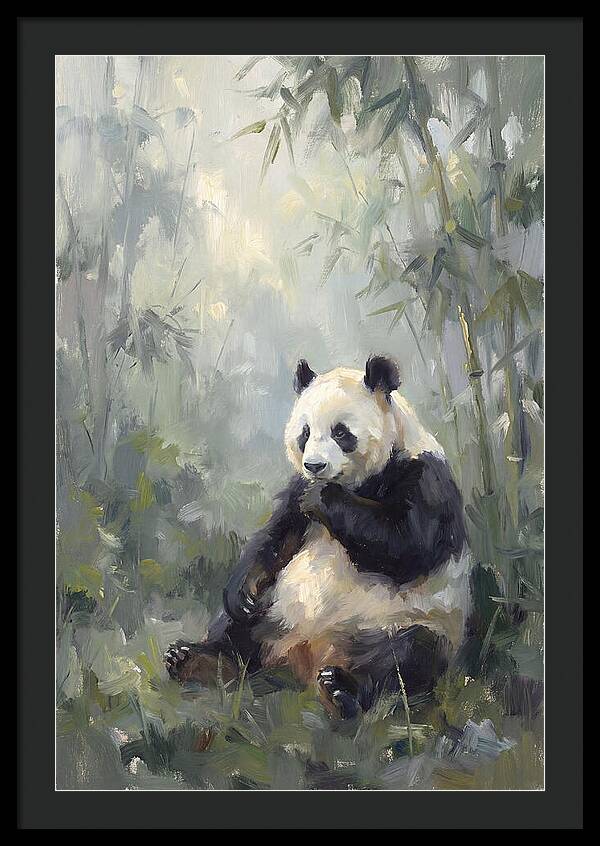 Gentle Giant Among Bamboo